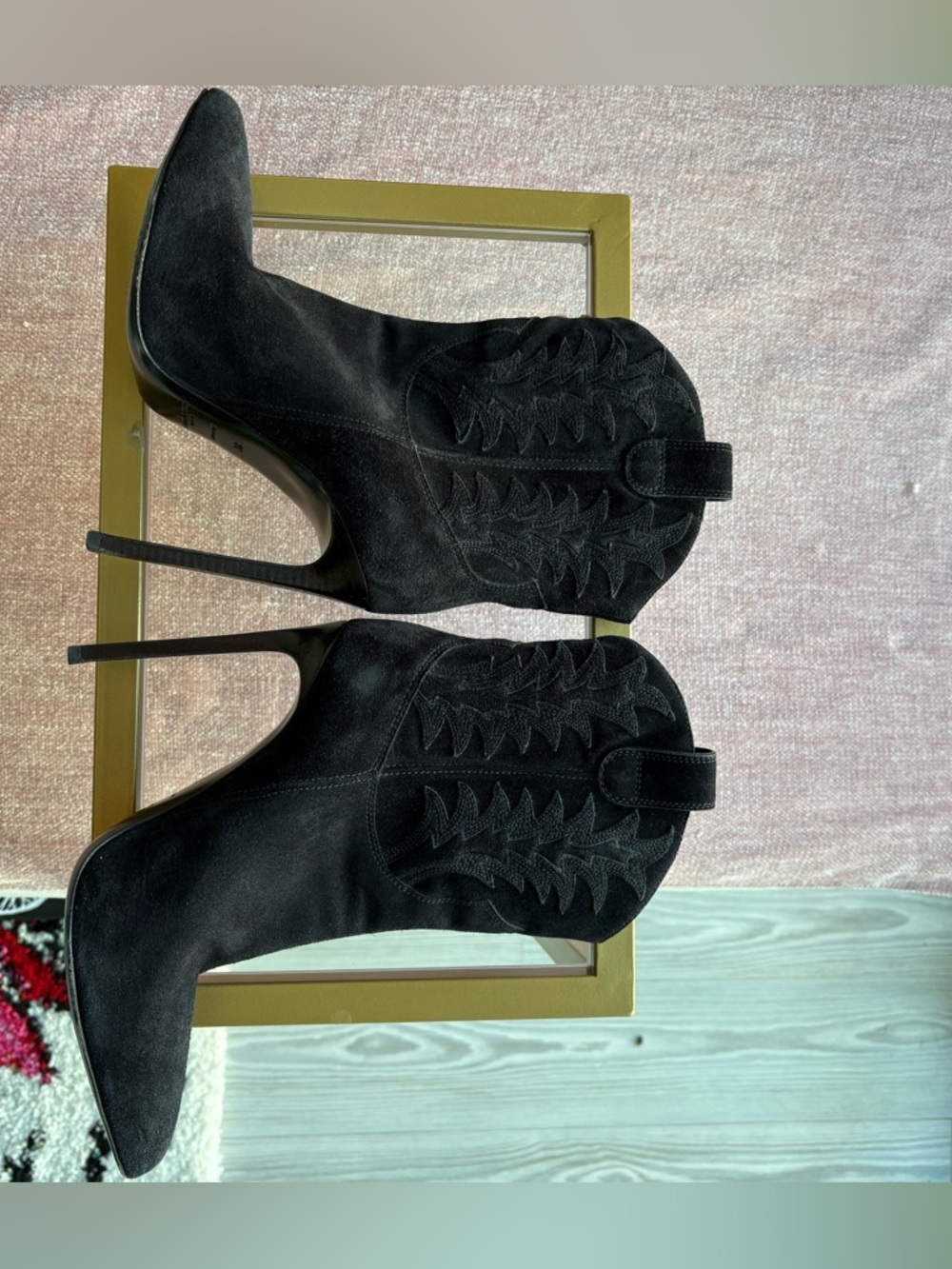 Saint Laurent Paris Western Booties - Picture 6 of 10